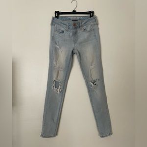 AEO Cafe Denim Jegging Super Super Stretch